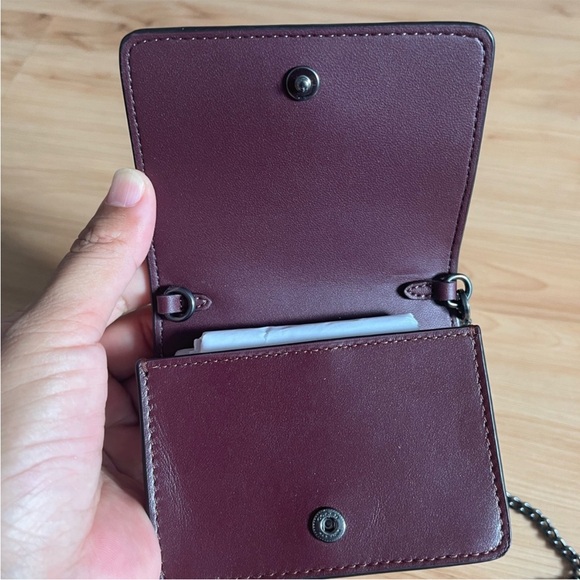 Coach Mini Wallet With Chain - Picture 10 of 11